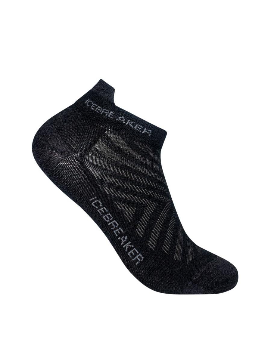 Chaussettes Icebreaker Merino Run+ Ultralight Micro Femme Noir | FR 1409AHKP